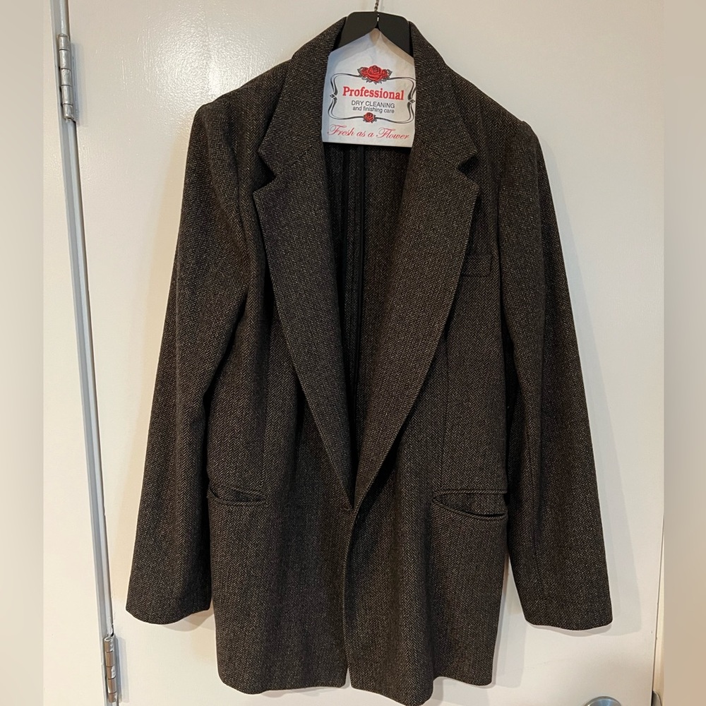 Reformation houndstooth brown Blazer size medium